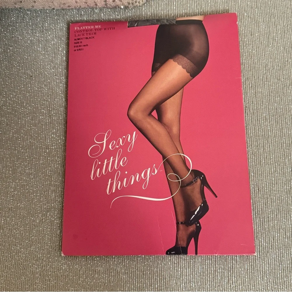 Sexy Little Things Black Lace Top Stockings
